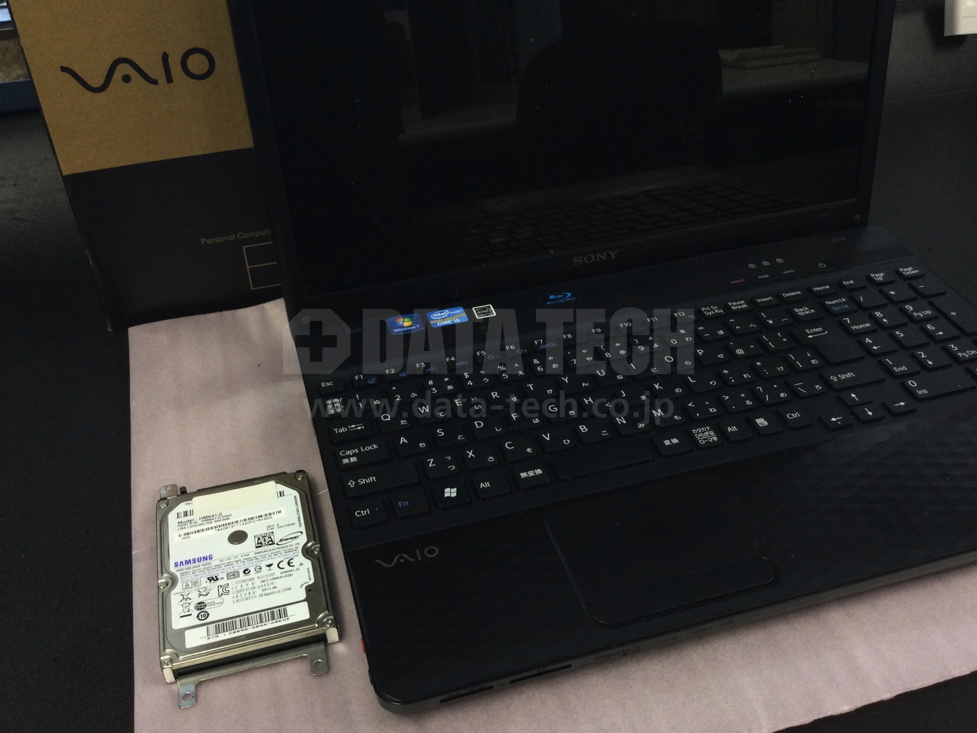データ復旧 成功実績】ノートPC内蔵HDD SONY VAIO PCG-71B11N ...